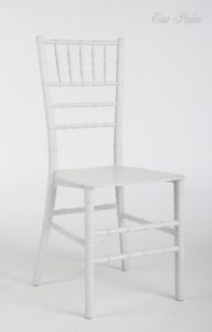 Casa Padrino Designer Stuhl - Ghost Chair Weiß - Polycarbonat Möbel - Polycarbonat Stuhl- Acryl Stuhl - Geisterstuhl