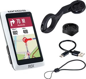 Sigma Fahrradcomputer ROX 12.1 EVO GPS Weiß Basic