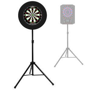 KOTO - Heavy Duty Dartboard Standard, geeignet für Sisal- und elektronische Dartscheiben, zusammenklappbar, höhenverstellbar bis zur Mitte der Scheibe: 120cm - 190cm, Breite von 90cm, 4 KG