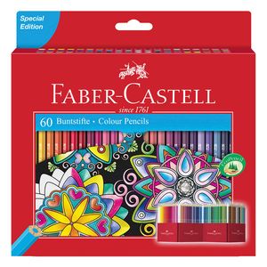 Faber-Castell Farbstifte - 60er Buntstifte Castle