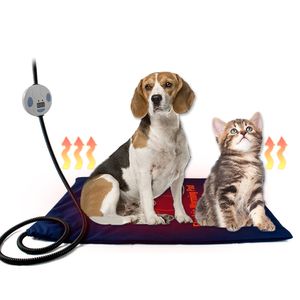 Wärmedecke für Katzen & Hunde, Heizdecke Wärmematte Intelligente Temperatur, Abschaltautomatik, Wasserdicht Maschinenwaschbar, 40x30cm