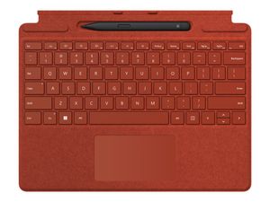 Microsoft Surface Signature Pro 8/9/X Type Cover+SlimPen2 AT/DE Red *NEW*