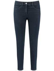 Gerry Weber - Slim Fit - Damen Jeans SOL꞉INE BEST4ME 7/8 HIGH LIGHT (925055-67813), Größe:36, Farbe:Dark Blue Denim (86800), Länge:Normal