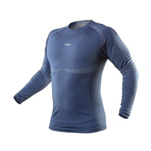 NEO TOOLS Herren Thermounterwäsche Oberteile, Thermoshirt Langarm Funktionsshirt Atmungsaktiv Gym, Coolmax-Technologie (L/XL)