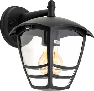 Zahradní lampa Fasády Venkovní nástěnné osvětlení IMMA BLACK D E27 černá IP44 EDO777380 EDO Garden Line