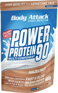 Body Attack Power Protein 90 500g Hazelnut Cream
