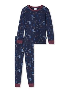 Schiesser schlafanzug pyjama schlafmode bequem Wild Animals dunkelblau 92