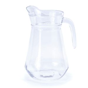 Wasserkrug Getränkekanne Saftkrug Wasserkanne Saftkanne Glas CREMA 1,3 L