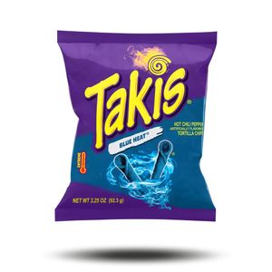 Takis | 20xBlue Heat 92,3g Tortilla Chips, Hot Chilli, USA Snack