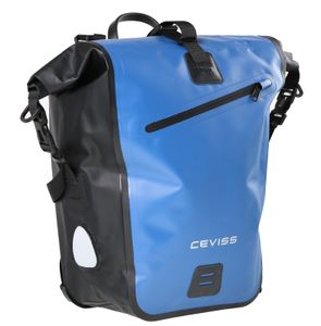 CEVISS 11.0001.03 Fahrradtasche Wasserdicht Singel (Blau) 25 Liter Schnellverschluss