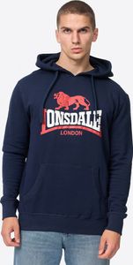 Lonsdale Thurning Hoodie Navy Gre L