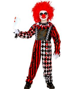 Kostüm Killerclown Horror Clown Halloween, Groesse:164