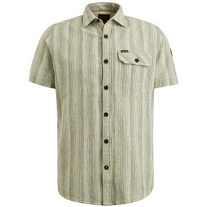 Short Sleeve Shirt Yarn Dyed Stripe