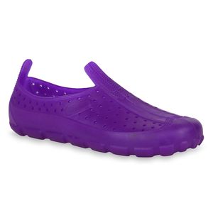 Mytrendshoe Dětské boty na koupání Aqua Koupací sandály Letní plážová obuv s výřezy 823144, Barva: fialová, Velikost: 27