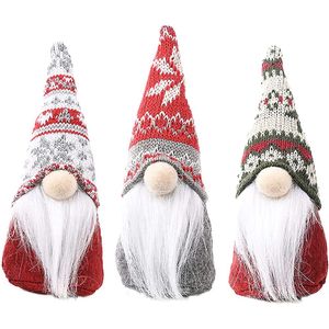 Weihnachten Plüsch Zwerg Weihnachtsmann handgefertigte skandinavische schwedische Spielzeuge, Feenspielzeug Weihnachtsgeschenke, Wintertisch Weihnachtsdekorationen