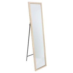 EFFE Standspiegel mit Neigungswinkel, 35x155 cm, beige - Atmosphera, Farbe:beige