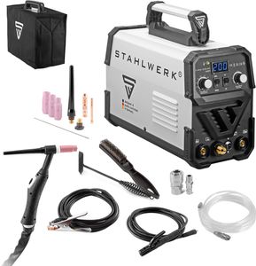 STAHLWERK Schweißgerät DC WIG 200 ST IGBT mit 200 Ampere und MMA E-Hand STAHLWERK Schweißgerät DC WIG 200 ST IGBT mit 200 Ampere und MMA E-Hand
