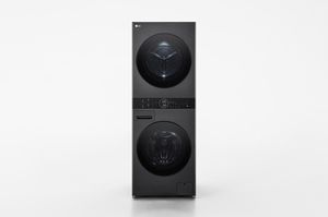 LG WT1210BBF.APBQKIS Waschtrockner Freistehend Frontlader Schwarz A
