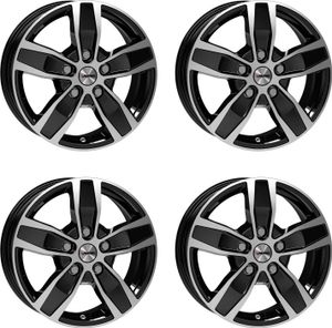 Autodráhy QUANTRO 7.5x18 ET 45 5x160 Black polished 4-Q7518455183511 kompatibilní s Ford Transit / Tourneo