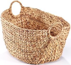 Koš na prádlo Kobolo Basket Storage - vodní hyacint - 51x30x36 cm