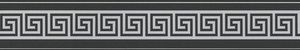 Bordüre selbstklebend 3839-21 Only Border Geometrisch schwarz silber 5 m x 10 cm Bordüre selbstklebend 3839-21 Only Border Geometrisch schwarz silber 5 m x 10 cm
