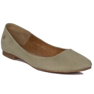 Schuhe Maciejka Damen-Ballerinas aus Leder oliv 4100S24008