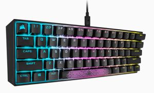 CORSAIR K65 RGB MINI 60% Mechanische Gaming-Tastatur – CHERRY MX SPEED (English Layout)