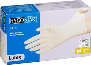 HYGOSTAR unisex Einmalhandschuhe SKIN weiß Größe M 100 St.