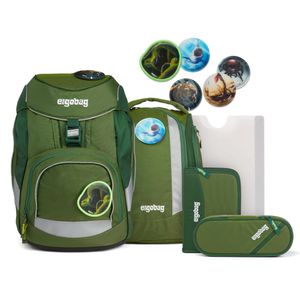 Ergobag Pack Schulrucksack-Set Grüne MamBär
