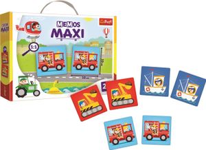 TREFL Maxi Gedächtnisspiel Fahrzeuge