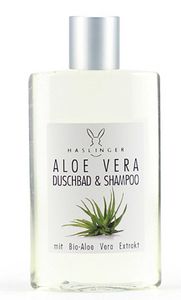 Haslinger Aloe Vera Shampoo & Duschbad mit Bio-Aloe und Vera Extrakt 200 ml