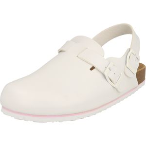 Softrelax 7420990130 Damen Schuhe Clogs EVA Pantoletten Weiß Arzthelfer Ärzte