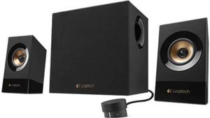 Logitech 980-001055, 2.1 Kanäle, 60 W, Universal, Schwarz, 120 W, Kabelgebunden