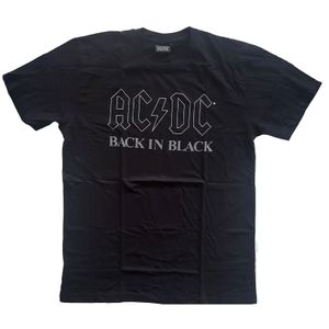 AC/DC - "Back In Black" T-Shirt für Herren/Damen Unisex RO1464 (XL) (Schwarz)