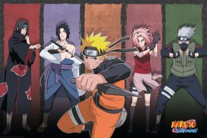 ABYstyle Poster Unisex Shippuden - Naruto & Allies multicolor Standard