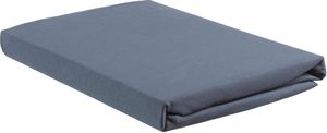 BH Jersey TD Spannbettlaken für Topper Blau, Größe:180 x 200/220 cm