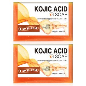 2 Stück Kojic Acid Soap zum Aufhellen Tiefenreinigung, Duschseife