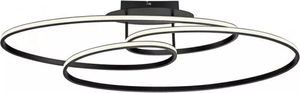 LED-Deckenleuchte - 79,5 x 29,5 cm - Schwarz - Kunststoff LED-Deckenleuchte - 79,5 x 29,5 cm - Schwarz - Kunststoff