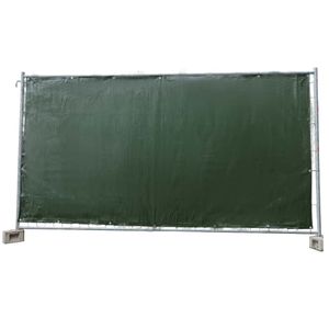 Bauzaunplane 160g/m² grün PE 1,76m x 3,41m Bauzaunplane 160g/m² grün PE 1,76m x 3,41m