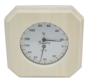 Well Solutions Thermo-Hygrometer Quadrat mit Fase