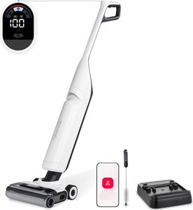 Roborock Flexi Nass- & Trockensauger 17000Pa, DirTecth™ Selbstreinigung , Heißwasser -Selbstreinigendes, Heißlufttrocknung, App und Sprachausgabe
