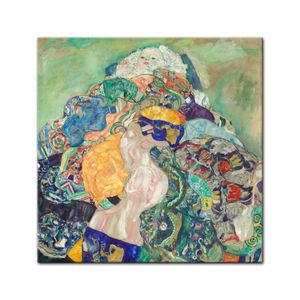 Leinwandbild - Gustav Klimt - Baby, Größe:40 x 40 cm