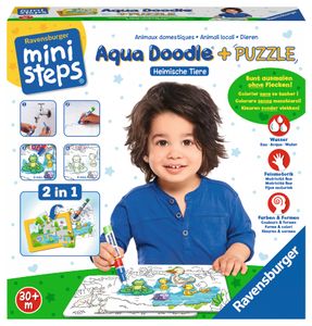 Aqua Doodle® Puzzle: Heimische Tiere Ravensburger 04557