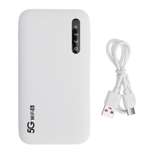 5G WiFi 6 Mobilny hotspot, 6100 mAh, przenośny router do 16 urządzeń