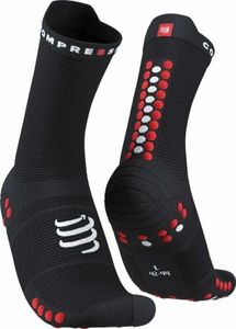 Compressport Pro Racing V4.0 Run High Black/Red T4 Skarpety do biegania