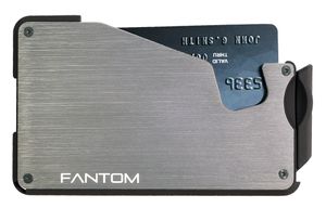 Fantom Wallet - Fantom S - regular (ohne Münzhalter) - 8-13cc slimwallet - uni - silber