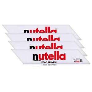Nutella Food Service Spritzbeutel 1kg - Zum verzieren - Nuss-Nugat (4er Pack)