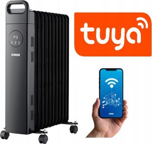 GRZEJNIK OLEJOWY 2500W 11 ŻEBEREK N'OVEEN OH8099 Tuya WiFi Smart + PILOT