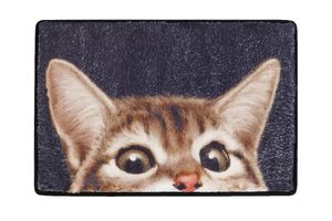 Maximex Fußmatte Katze 60x40 cm - Superweiche Fußabstreifer mit rutschhemmender Unterseite, Polyester, 60 x 40 x 1.5 cm, Mehrfarbig