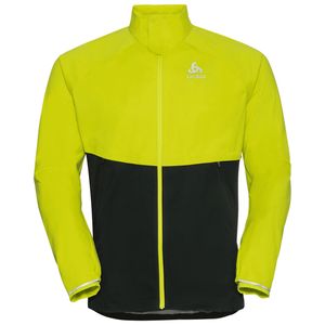 Odlo Men's Zeroweight Pro Warm Running Jacket Evening Primrose/Black M Laufjacke